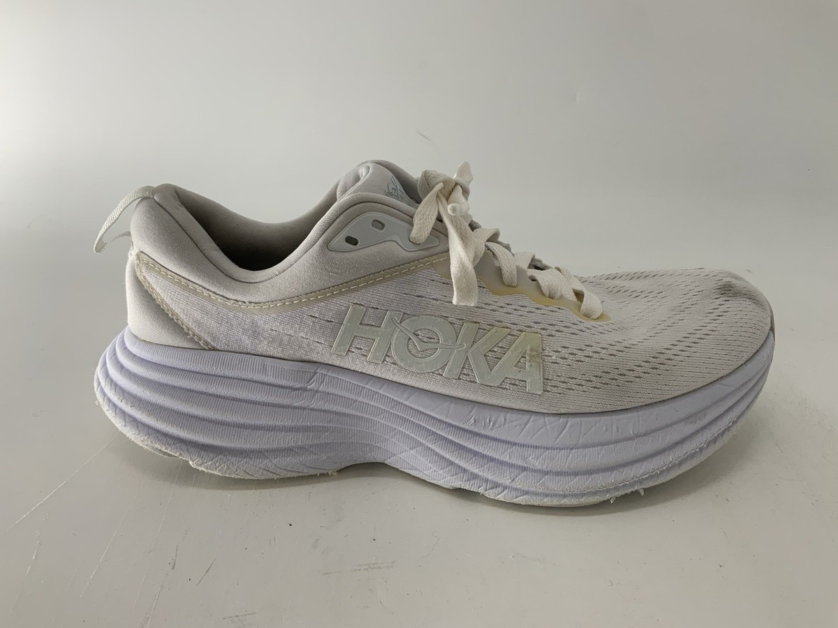 Hoka One One Bondi 8 Running Shoes Women Sz. 8.5 B White 1127952