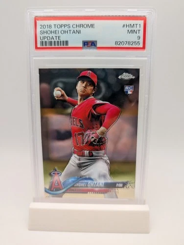 2018 Topps Chrome Update Shohei Ohtani Rookie #HMT1 PSA 9 Pitching