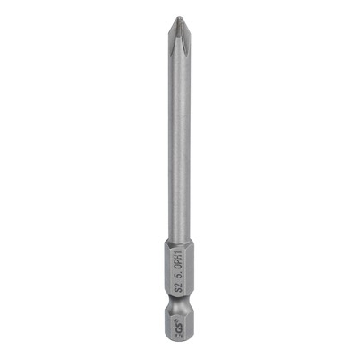 Magnetic Phillips Screwdriver Bit PH1 1/4'' Hex Shank 80mm Long 5mm Rod