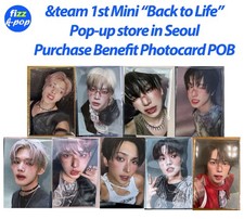 &team andteam "Back to Life" Pop-up store in Seoul Purchase Benefit Photocard