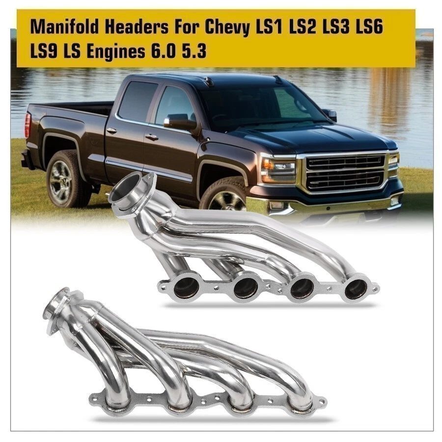 Cabezales de conversión intercambiables S10 para motores Chevy LS1 LS2 LS3 LS6 LS9 LS 6,0 5,3 A Foto 3 de 4