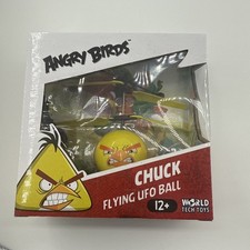 NEW  2007 ANGRY BIRDS "CHUCK IR FLYING UFO BALL" FROM ROVIO/WORLD TECH TOYS