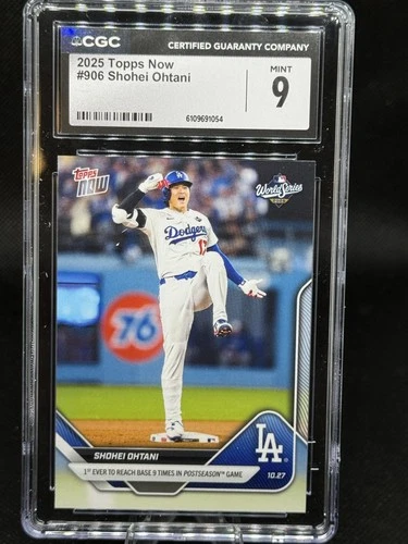2025 Topps Now - Shohei Ohtani #906 CGC 9