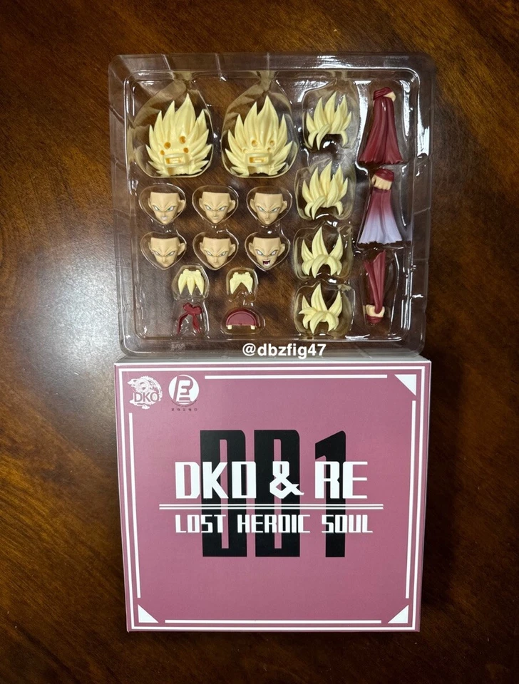 SH Figuarts Dragon Ball Z Bardock Repersonalizado Lost Heroic Soul SSJ 1 y 2 Kit *NUEVO* Foto 3 de 4