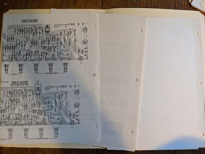 ARTIST STUDIO PRO PEAVEY SCHEMATIC SERVICE MANUAL PART GUITAR AMP RARE VTG