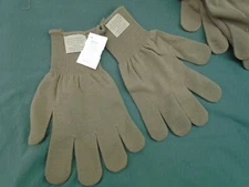 US Military Army Lightweight Glove Inserts Gloves Brown Size Small New 2003 48-B