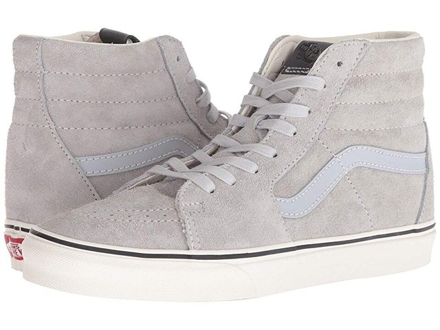 vans sk8 hi grey dawn