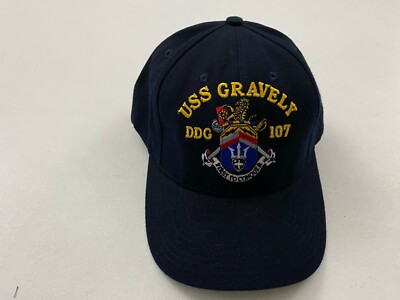 USS GRAVELY DDG 107 The Corps Blue Baseball Cap One Size #3
