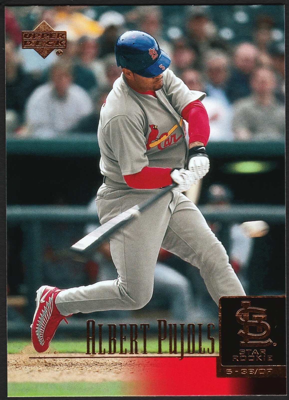 Albert Pujols 2001 Upper Deck RC Rookie #295 St. Louis Cardinals 🔥