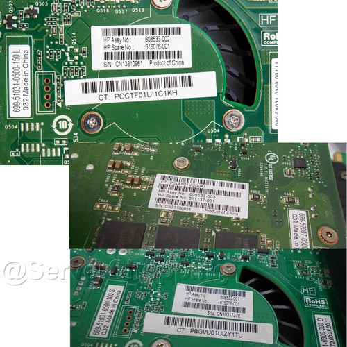 HP GENUINE ORIGINAL Quadro 4000 2GB PCIE Graphics Card 616076-001 608533-001 - Picture 3 of 3