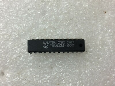 TIBPAL20R6-15CNT TI IC PLD 15NS 24PDIP 6 PIECES