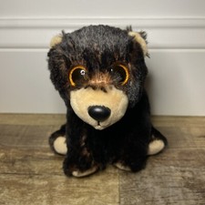 Ty Beanie Boos Kodi The Black Bear Glitter Eyes Plush Toy 6”