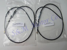 2 TRIUMPH THROTTLE CABLE 650cc T120 BONNEVILLE 1968 60-0660, D660