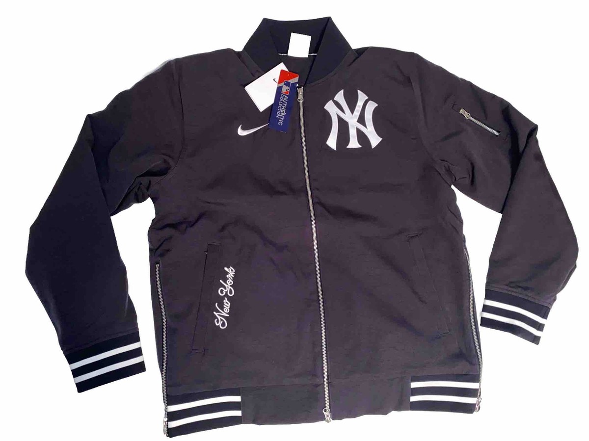 New York Yankees Nike Bomber Jacket Authentic Dugout Jacket Size