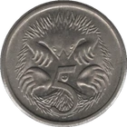 1966 Australia 5 Cents — photo from another recent sale