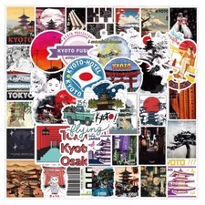 50 Pack Japan Stickers Japanese Decals Laptop Hydro Yeti Car Free Shipping
