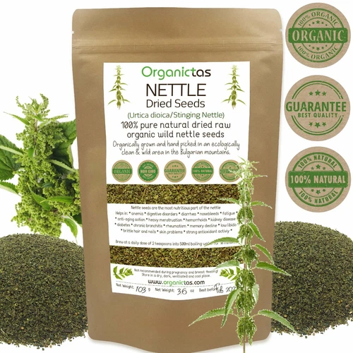 Stinging Nettle Seeds Dried Premium Quality Organic Urtica Dioica 25g-200g BIO