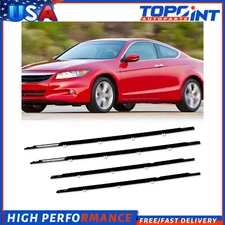 For 2008-12 Honda Accord Outside Window Weatherstrip Moulding Trim Seal Belt