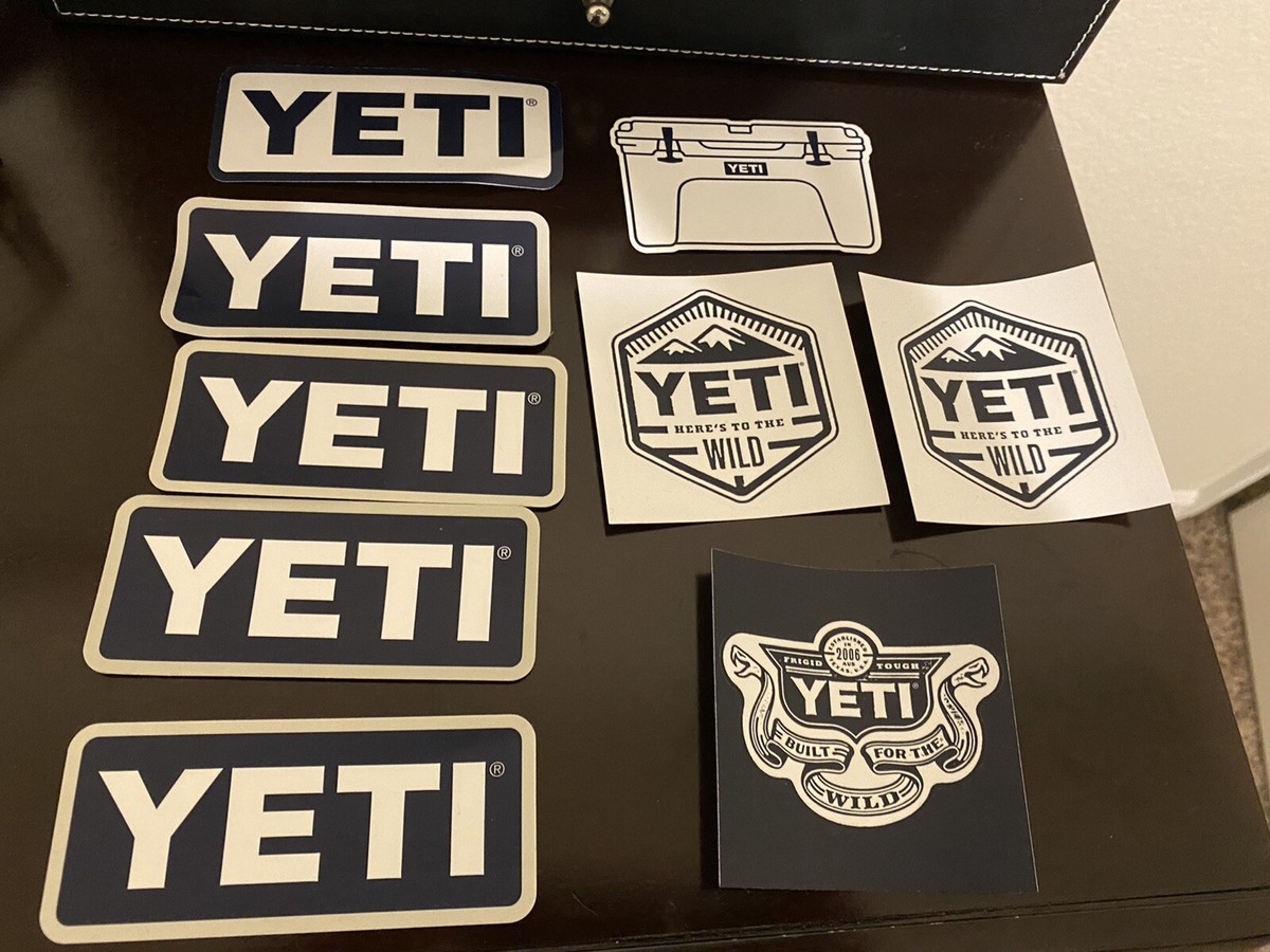 Yeticoolers Icon Yeti Registration Thank You Gift Yeti Stickers
