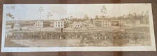 Vtg WWI US Army Military Block "H" Camp Jos. E. Johnston Florida Panoramic Photo