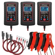 3X Smart Automatic Battery Charger 6/12V Maintainer Motorcycle Car Trickle Float