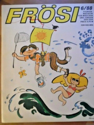 FRÖSI 6 - 1988 Pioniermagazin Comic DDR Emmy Otto & Alwin Ernst Thälmann