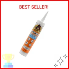 Gorilla Waterproof Caulk & Seal Silicone Sealant, 10oz Cartridge (Pack of 1) - W