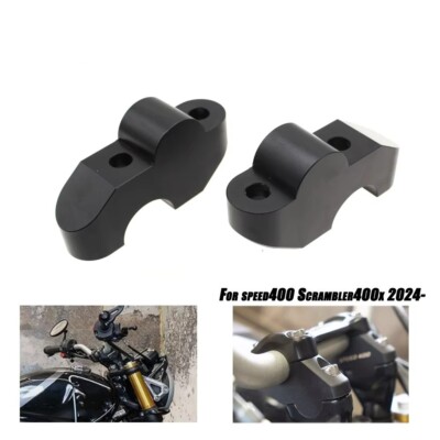 25mm Pipe Diameter For Triumph Speed400 Scrambler400X Handlebar Risers Bar Clamp