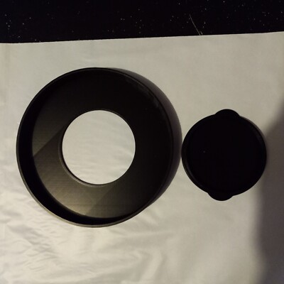 Stop Down Mask External cap for Meade LX85 R5 120 Refractor 77mm hole w/ Plug