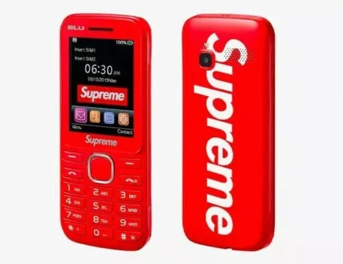 Supreme Burner Phone Red F/W 19' 1 - ENDANGERED LA