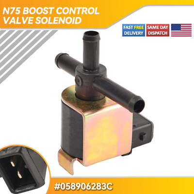 #ad N75 BOOST PRESSURE CONTROL VALVE FOR AUDI TT 8N 1.8T 180 225 BHP 058906283C $11.39