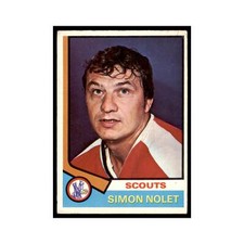 1974 O-Pee-Chee Simon Nolet Kansas City Scouts #187