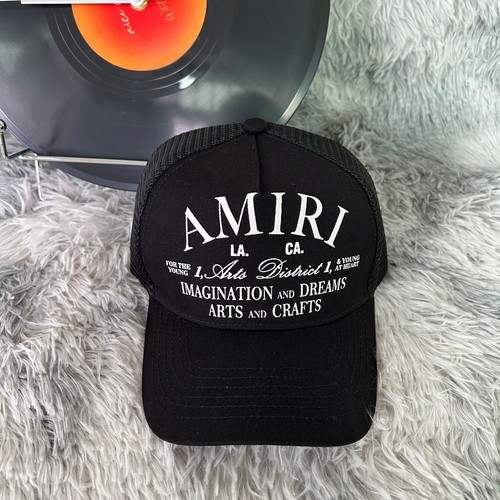 Mens Womens AM Logo Embroidered Trucker Cap MA Baseball Cap - Afbeelding 47 van 53