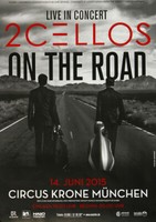 2Cellos - Celloverse , MüNchen 2015 | Konzertplakat | Poster