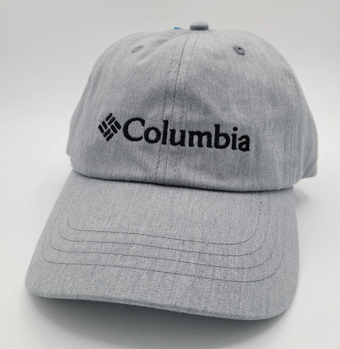 Columbia Hat Baseball Cap Adjustable Hook & Loop Strap Omni Shade 50 UPF  Gray