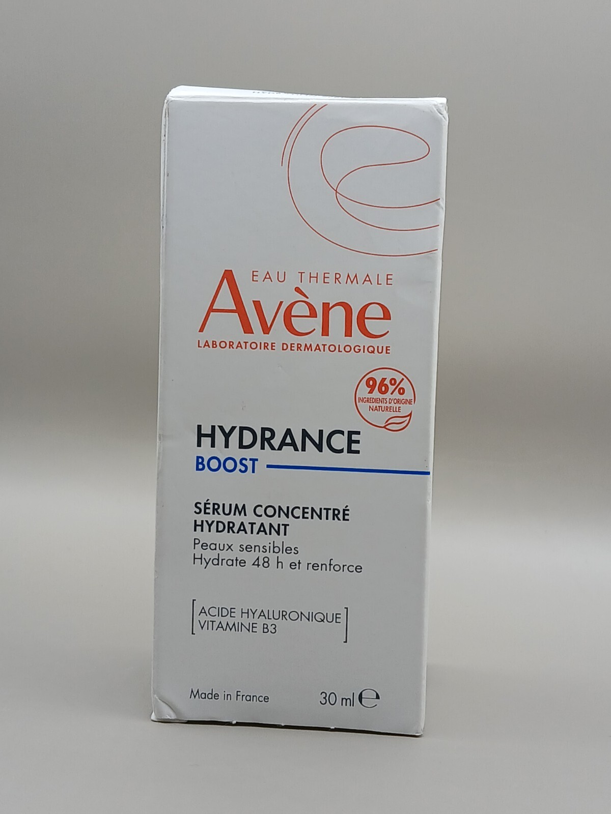 AVENE HYDRANCE BOOST CONCENTRATED HYDRATING SERUM 1 OZ BOXED EXP: 05/27