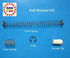 Bally Bingo Machine Ball Shooter Repair Kit - Includes Both Plunger Springs