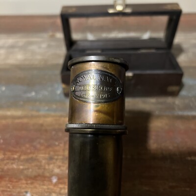 To Her Majestys Royal Navy Telescope A Maspoli 30 Harbors London