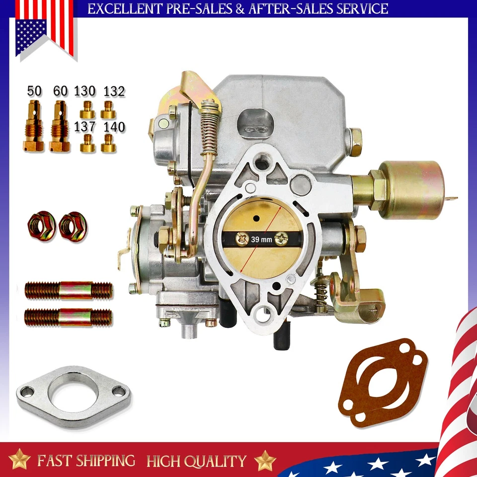 For Performance 34 PICT-3 Carburetor 12V VW Bug GHIA 1.6L Type 1 39mm Better - Изображение 2 из 4