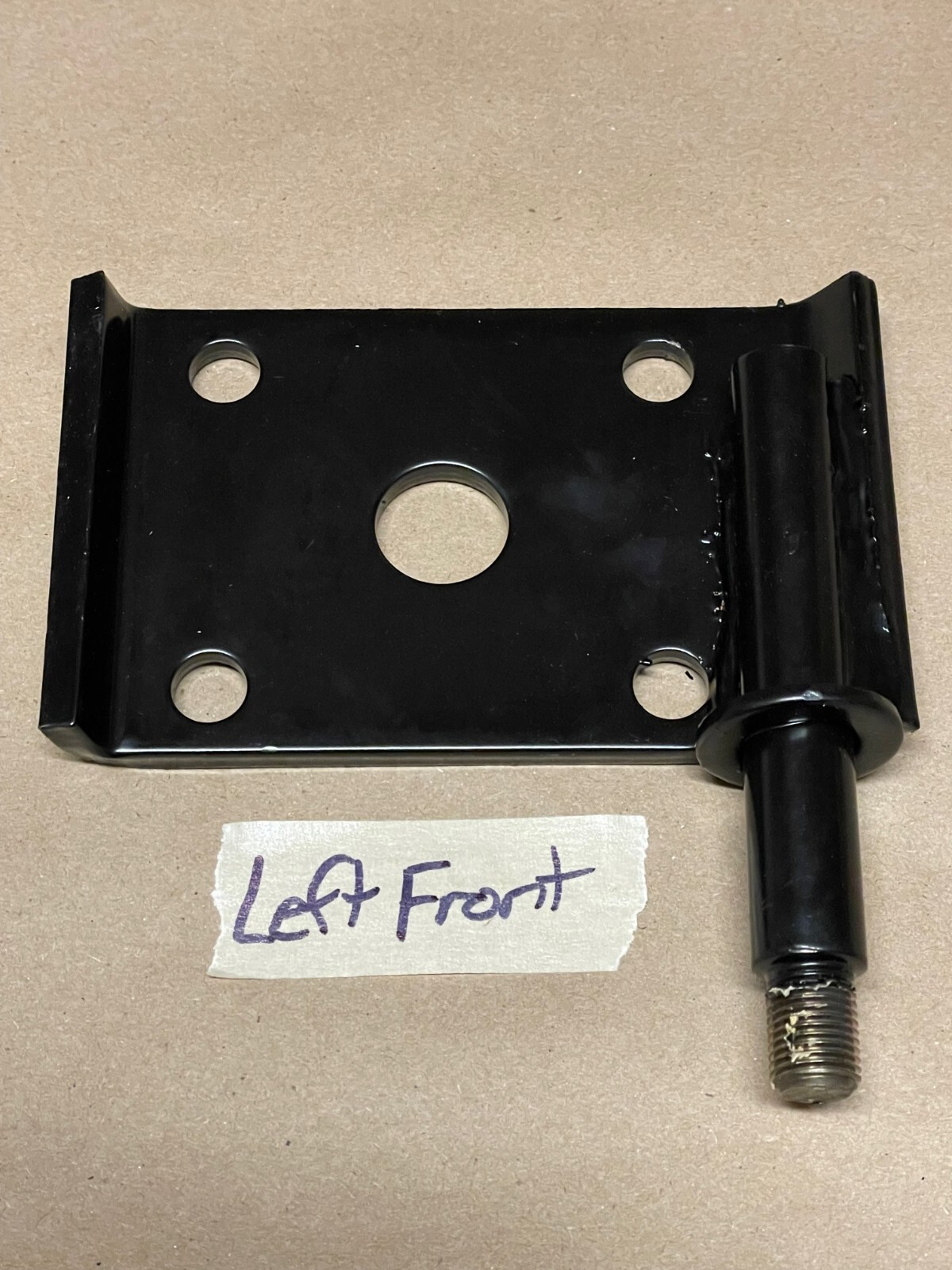 Leaf Spring and Shock Mount Plate Front Left Willys CJ2A CJ3A M38 M38A1