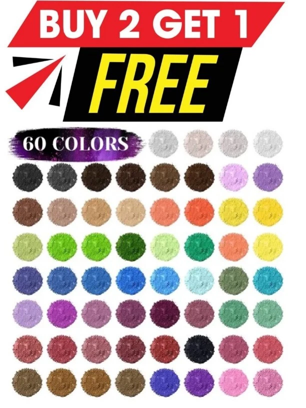 Cosmetic Mica Powder DIY Wax Candle Melts Bath Bombs Cosmetic Soap Dye Nail art