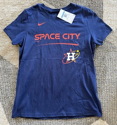 Women s Nike Houston Astros Space City Blue T Shirt Sz Medium NWT