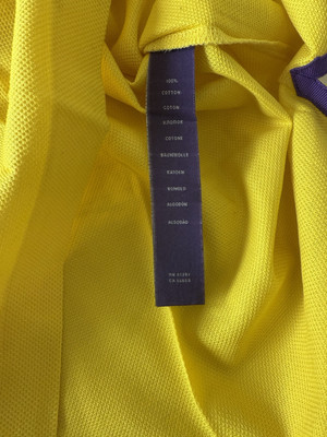 New. Ralph Lauren Purple Label Polo Shirt. Bright Yellow. Small | eBay
