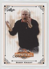 2018 Leaf Best of Basketball Bob Knight Bobby Knight #BB-05 0a2