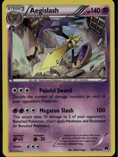 Carta Pokemon Psichica Aegislash Holo Rara XY BREAKpoint 62/122