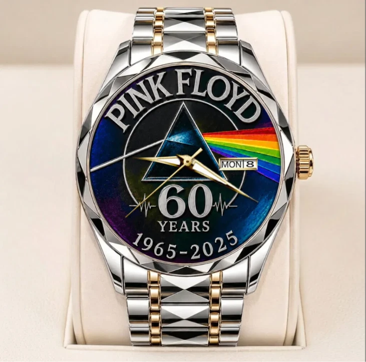 Pink Floyd 60th Anniversary Alloy Luxury Quartz Watch