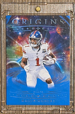 Panini 2025 Origins Malik Nabers New York Giants #56 Blue Parallel 54/99