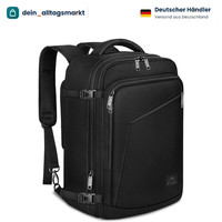 Rucksack HandgepäCk 40X20X25 20L Erweiterbar Daypack FüR Herren Schwarz