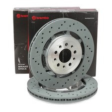 BREMBO Bremsscheiben Ø 350mm für ALFA ROMEO GIULIA 952 STELVIO 949 2.9 Q4 hinten