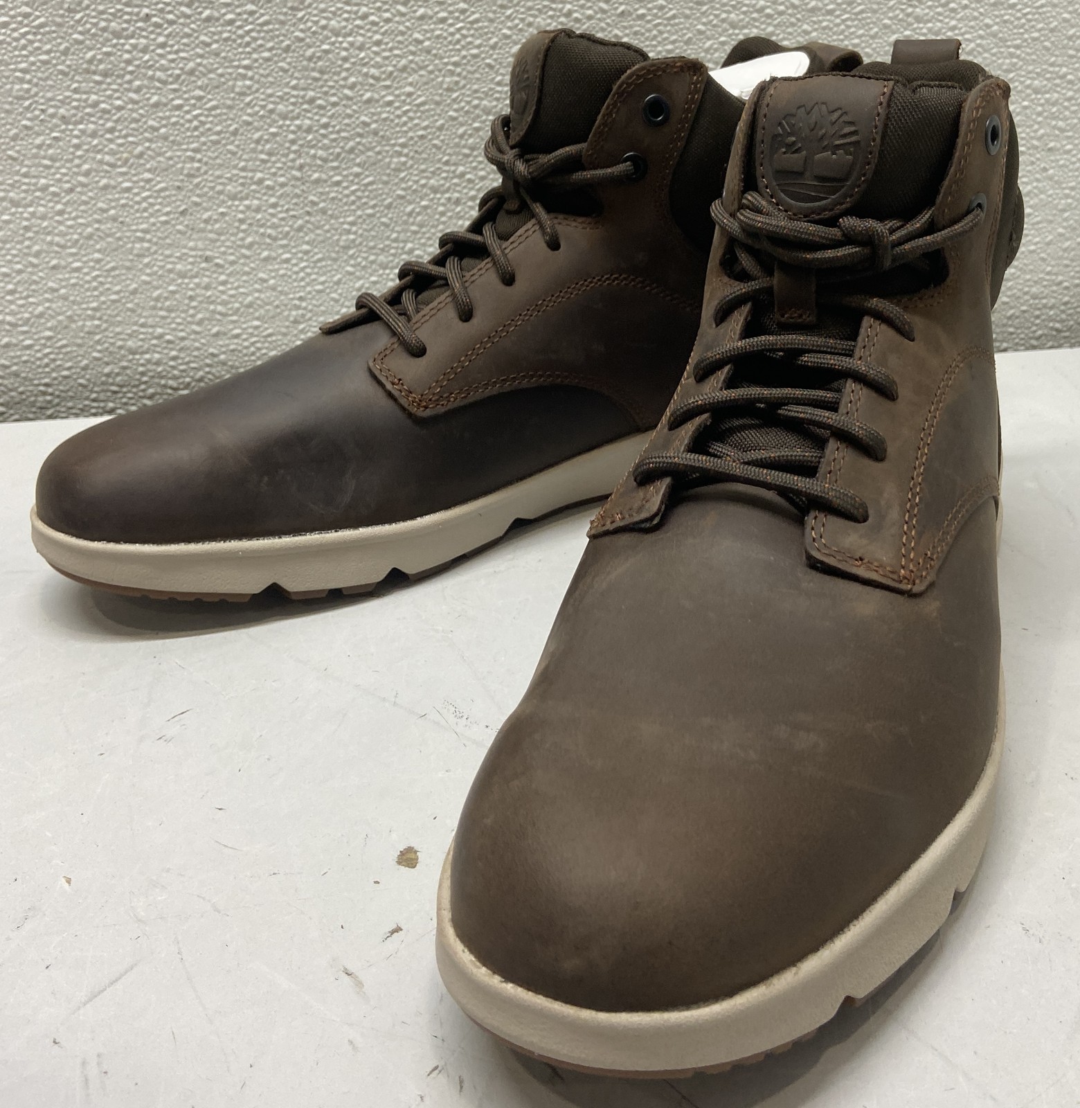 Timberland Men's 10 Parker Street High-Top Sneaker Dark Brown